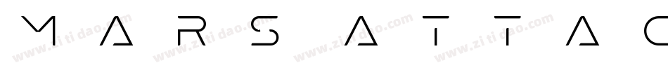 mars attacks字体转换
